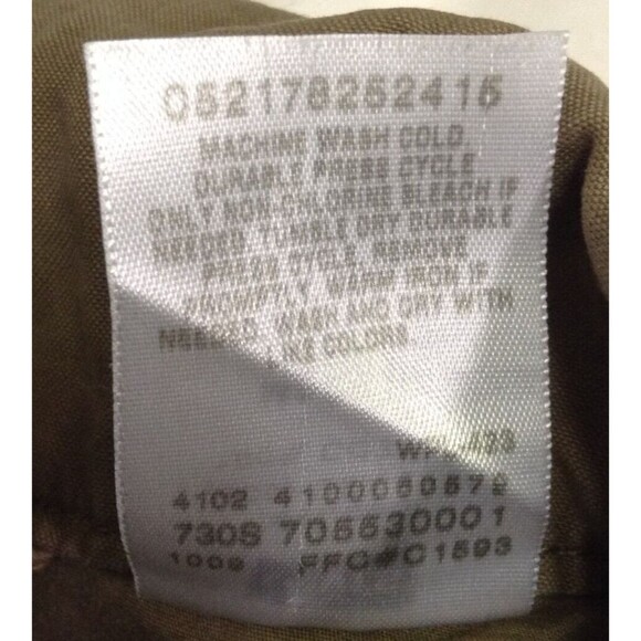 Vtg Levis Jacket Wn L Olive Green Coat Barn Chore Field Utility Cargo Canvas - Picture 10 of 10